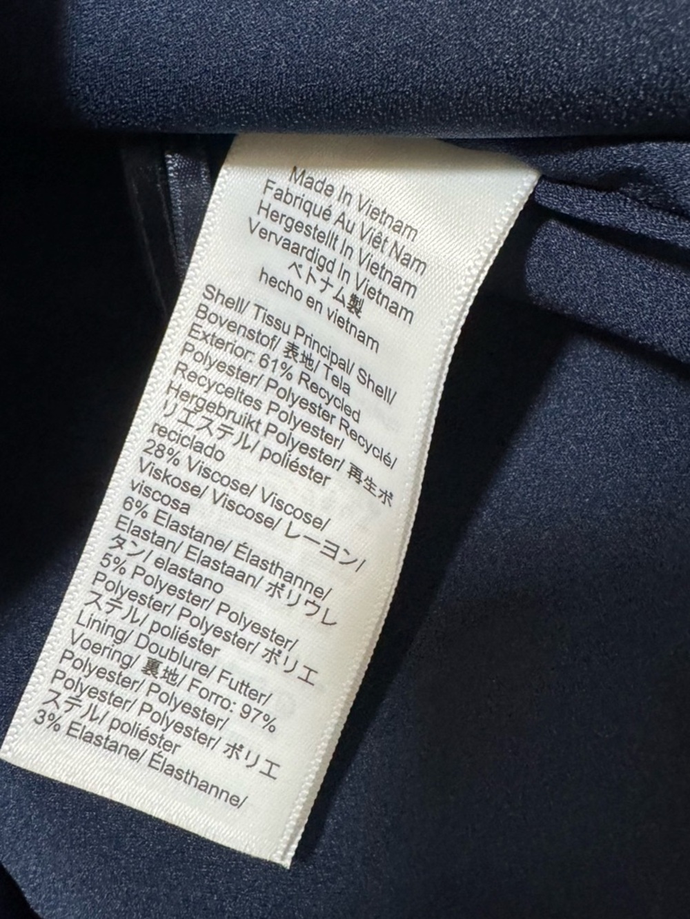 J.Crew Size 10 Fairfax mini button-front skirt in four-season stretch navy - Picture 7 of 12